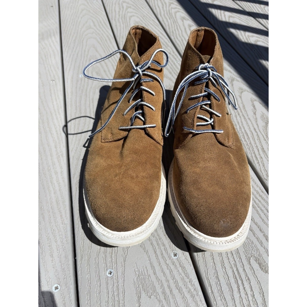 Sorel NM2560-224 Tobacco Brown Suede Leather Chukka Ankle Boots Mens Size 10 - Picture 6 of 10
